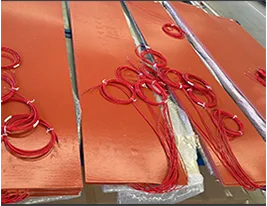 Silicone heating plate