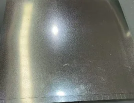 Galvanized sheet partition