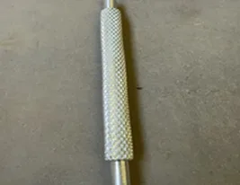knurled shaft